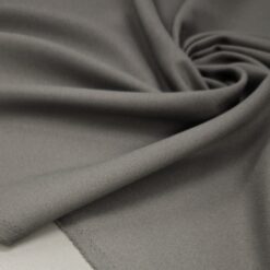 Krep kadi - siva kostimska tkanina