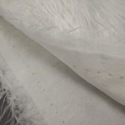 🌟 Bijelo umjetno krzno srednje debljine (3,5 cm) - mekano i ugodno na dodir