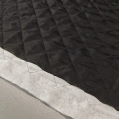 Crna lagana prošivena tkanina - tanko prošivena za jakne, prsluke i podstave