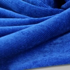 Kraljevsko plavi uski rebrasti baršun - mekan, prekrasno padajući ZADNJI KOMAD 2,20 m / 17,50 €