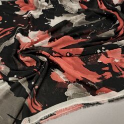 Crveno-crna, prozirna-žoržet (65g/m2) 1m/3,50€