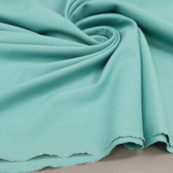 PUNTO MILANO jersey- tirkizno zelena kompaktna elastična tkanina