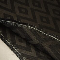 ⭐ Žakard - crna luksuzna tkanina prirodnog izgleda