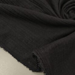 Pamučni muslin (dupla gaza) - crna