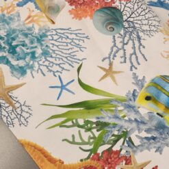 "Koraljni raj" - dekorativna tkanina (širina 2,80 m)