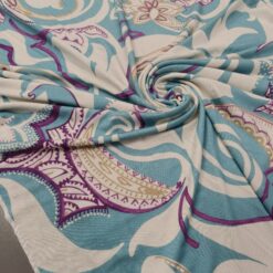 Elastični jersey s orijentalnim uzorkom