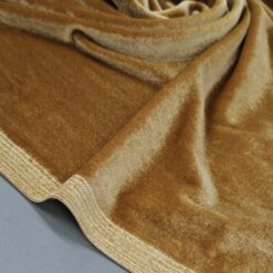 Elastični pliš u zlatno-devinoj boji - mekan, sjajan i luksuzan (250 g/m²) 1 kg / 19,90 €