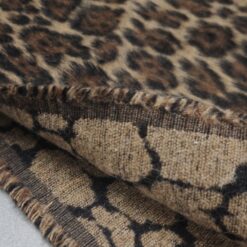 🌟 Savana Leopard - smeđe umjetno krzno ZADNJI KOMAD 2 m / 17,50 €