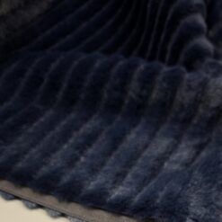 🌟 Tamnoplavo umjetno krzno