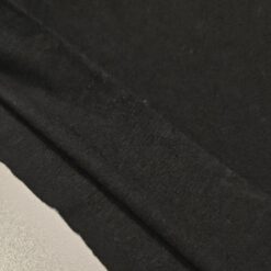 Crni viskozni žersej - mekan i elastičan za košulje i haljine