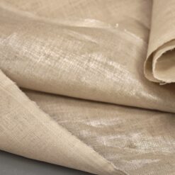 Prirodni bež lan sa srebrnim sjajem