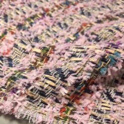 ROSE LUXE - višebojna bouclé tkanina s metaliziranim nitima