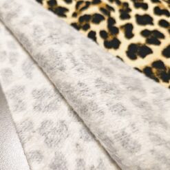 Pamučni blago kosmateni jersey - Leopard - ZADNJI KOMAD 2,40 m